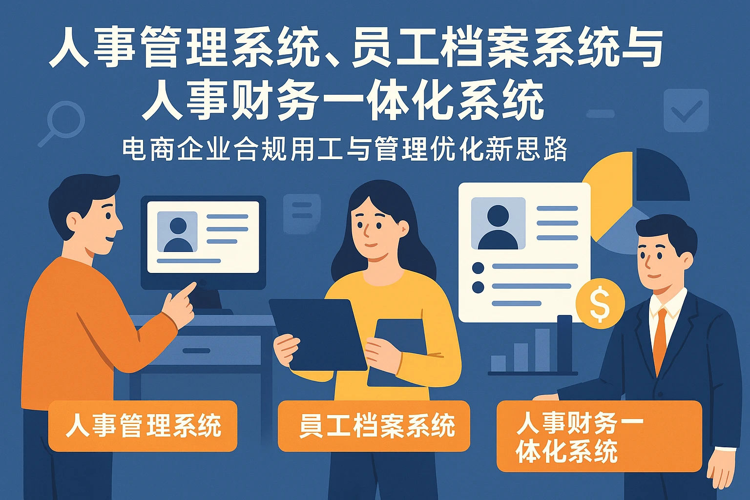 人事管理系统、员工档案系统与人事财务一体化系统——电商企业合规用工与管理优化新思路