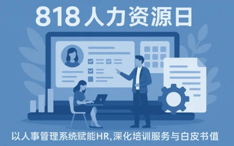 818人力资源日：以人事管理系统赋能HR，深化培训服务与白皮书价值