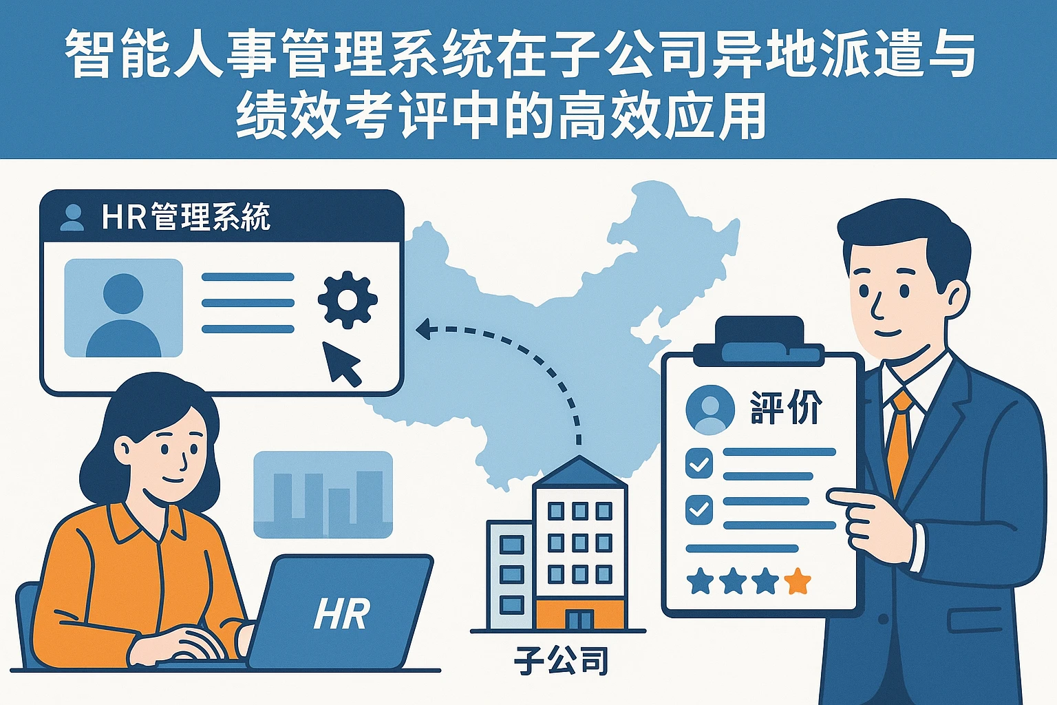 智能人事管理系统在子公司异地派遣与绩效考评中的高效应用