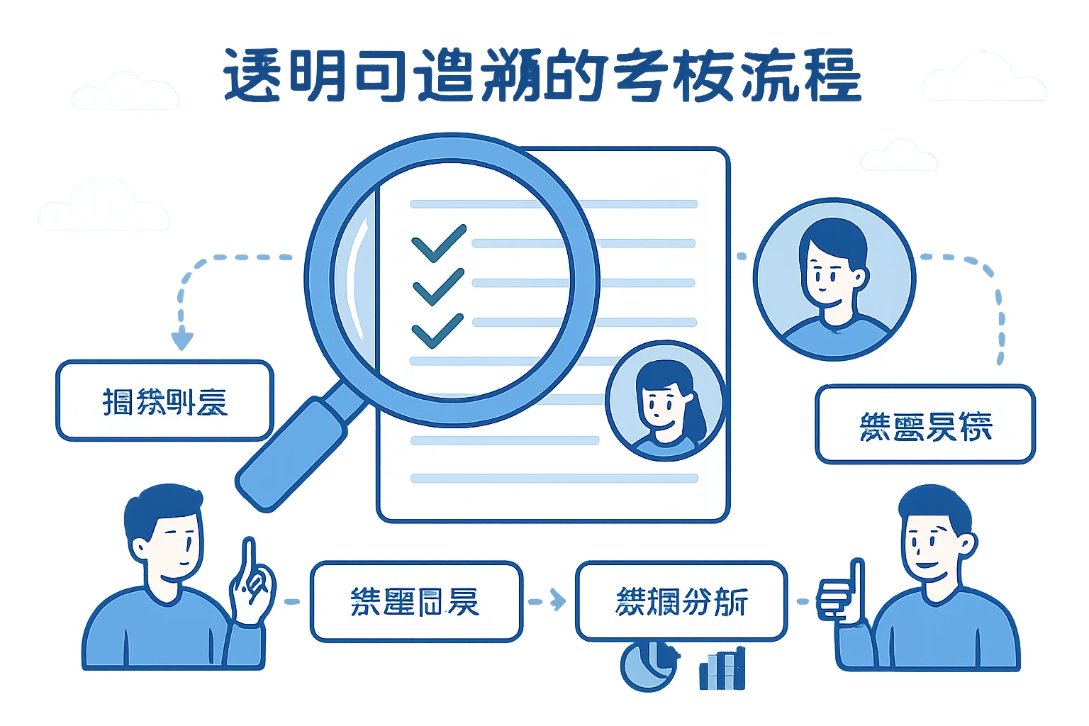 透明可追溯的考核流程