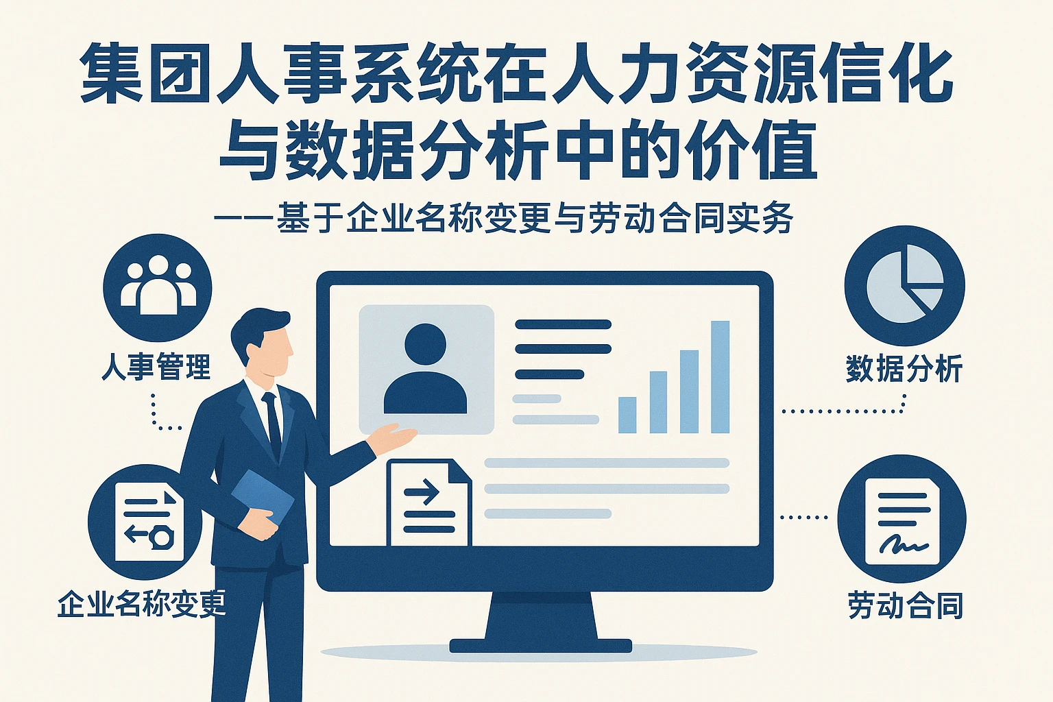集团人事系统在人力资源信息化与数据分析中的价值——基于企业名称变更与劳动合同实务