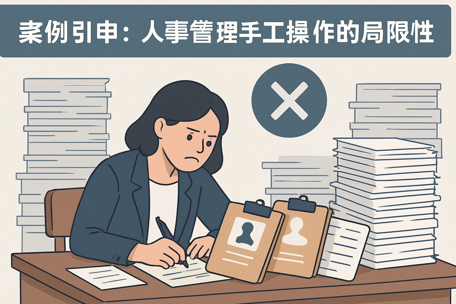 案例引申：人事管理手工操作的局限性