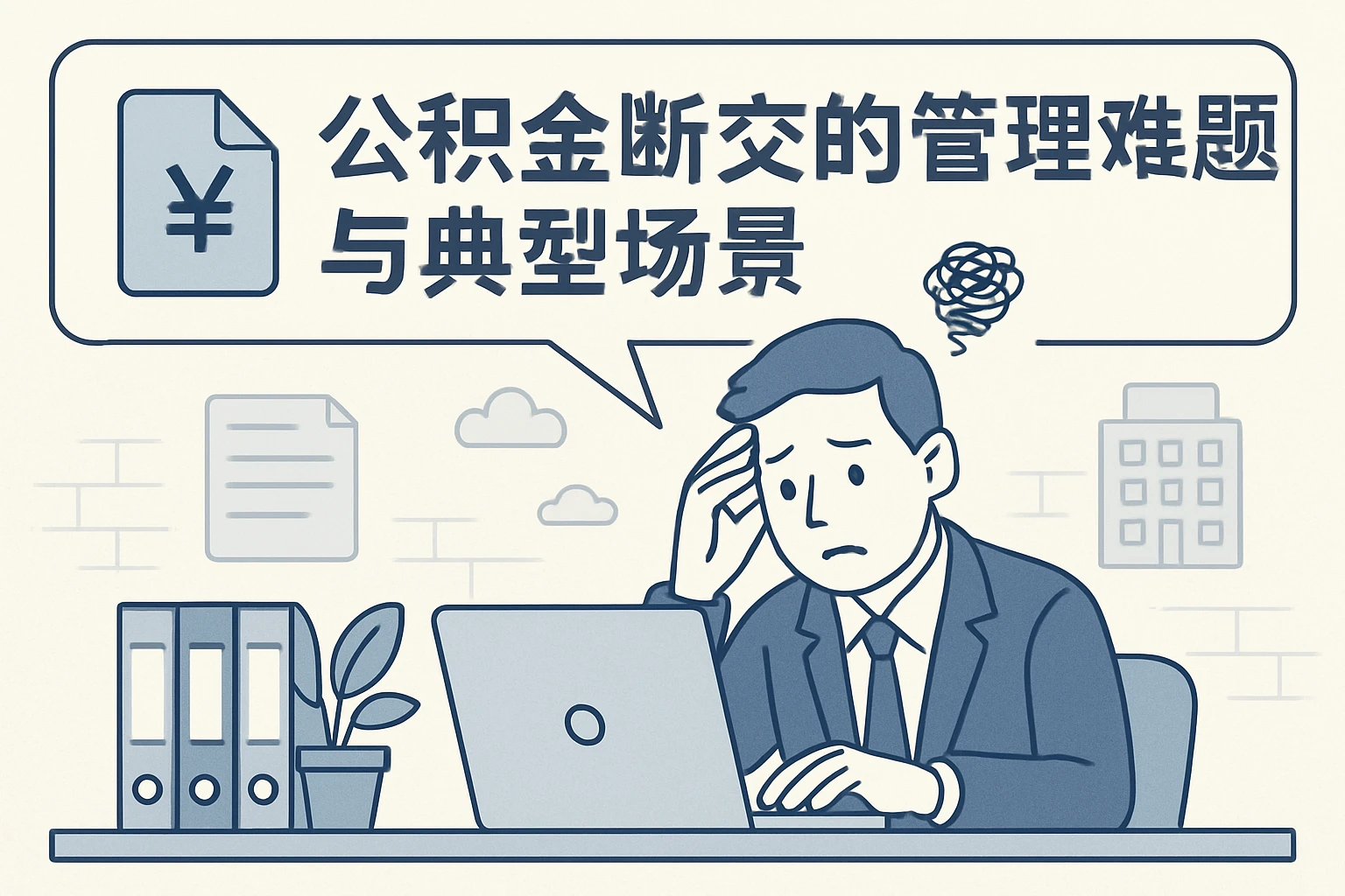 1. 公积金断交的管理难题与典型场景