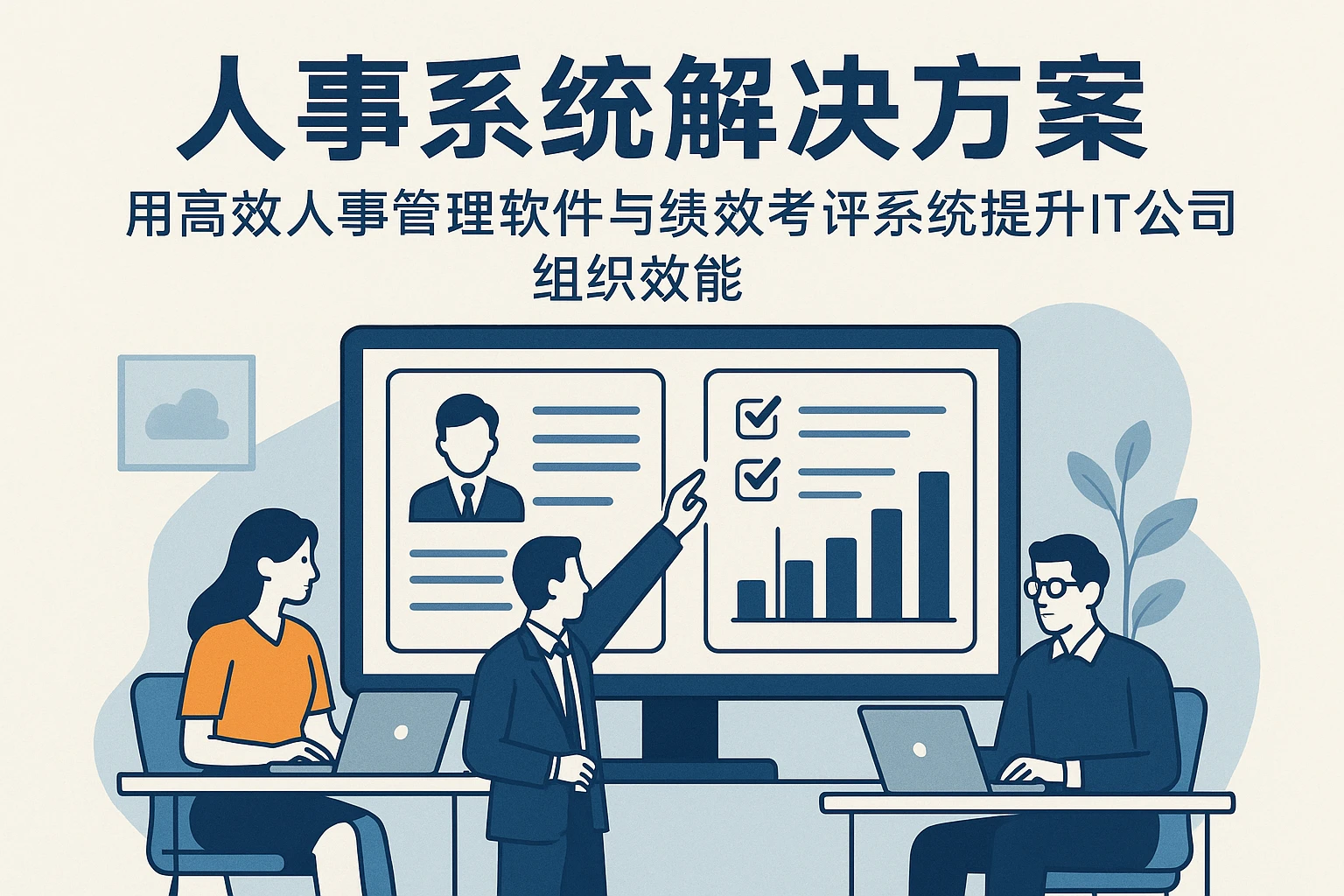 人事系统解决方案：用高效人事管理软件与绩效考评系统提升IT公司组织效能