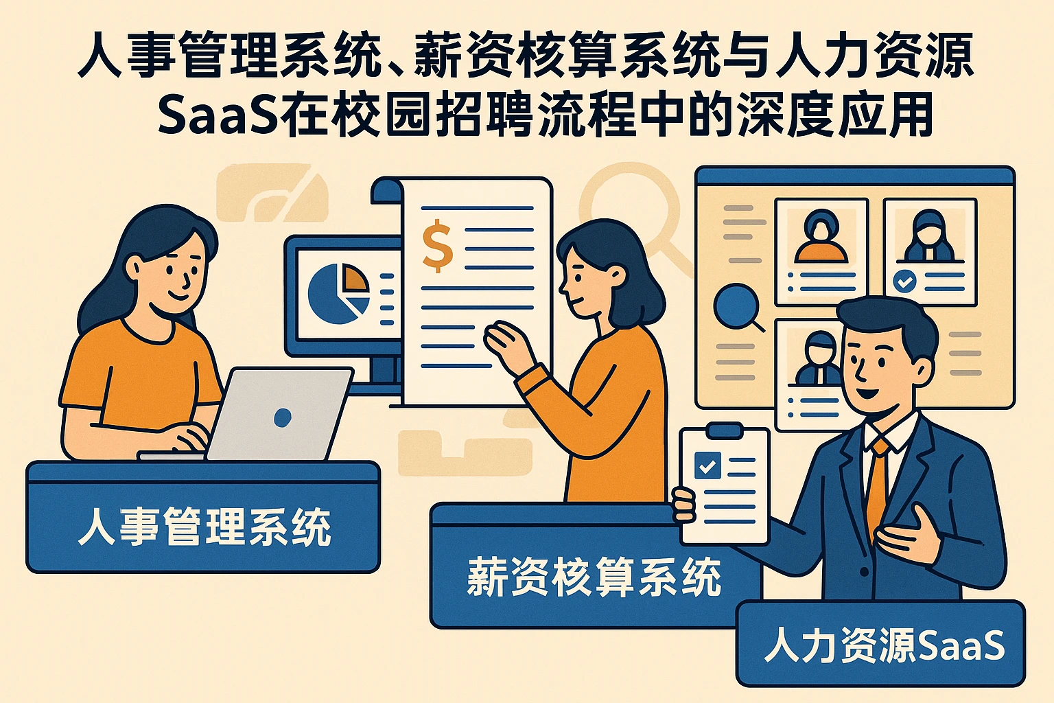 人事管理系统、薪资核算系统与人力资源SaaS在校园招聘流程中的深度应用