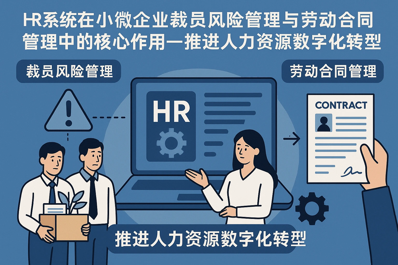 HR系统在小微企业裁员风险管理与劳动合同管理系统中的核心作用——推进人力资源数字化转型