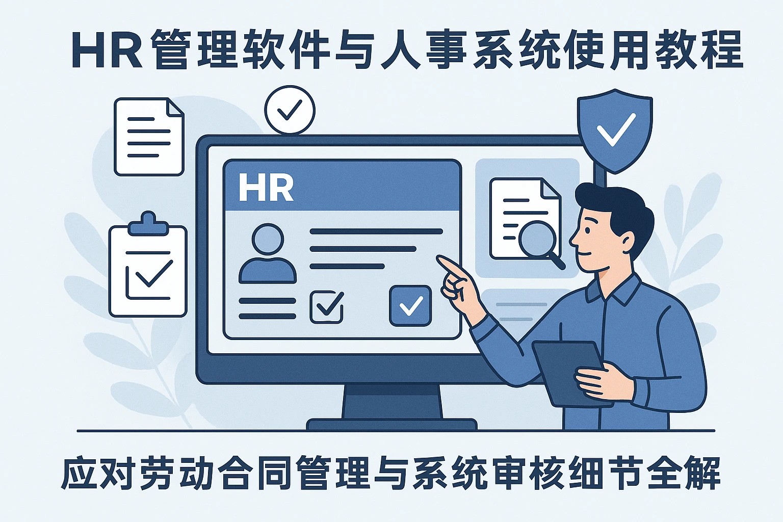 HR管理软件与人事系统使用教程：应对劳动合同管理与系统审核细节全解