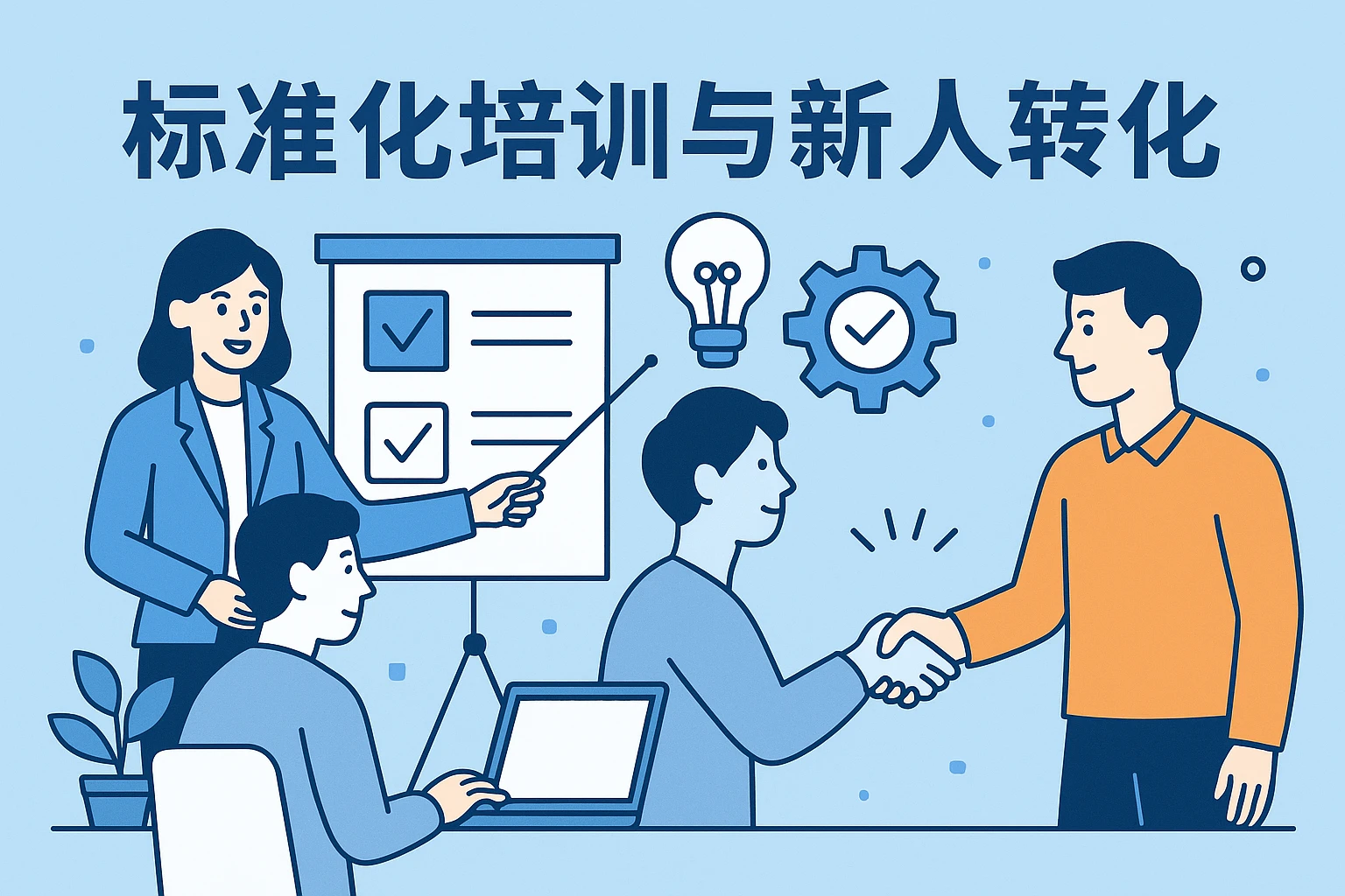 标准化培训与新人转化