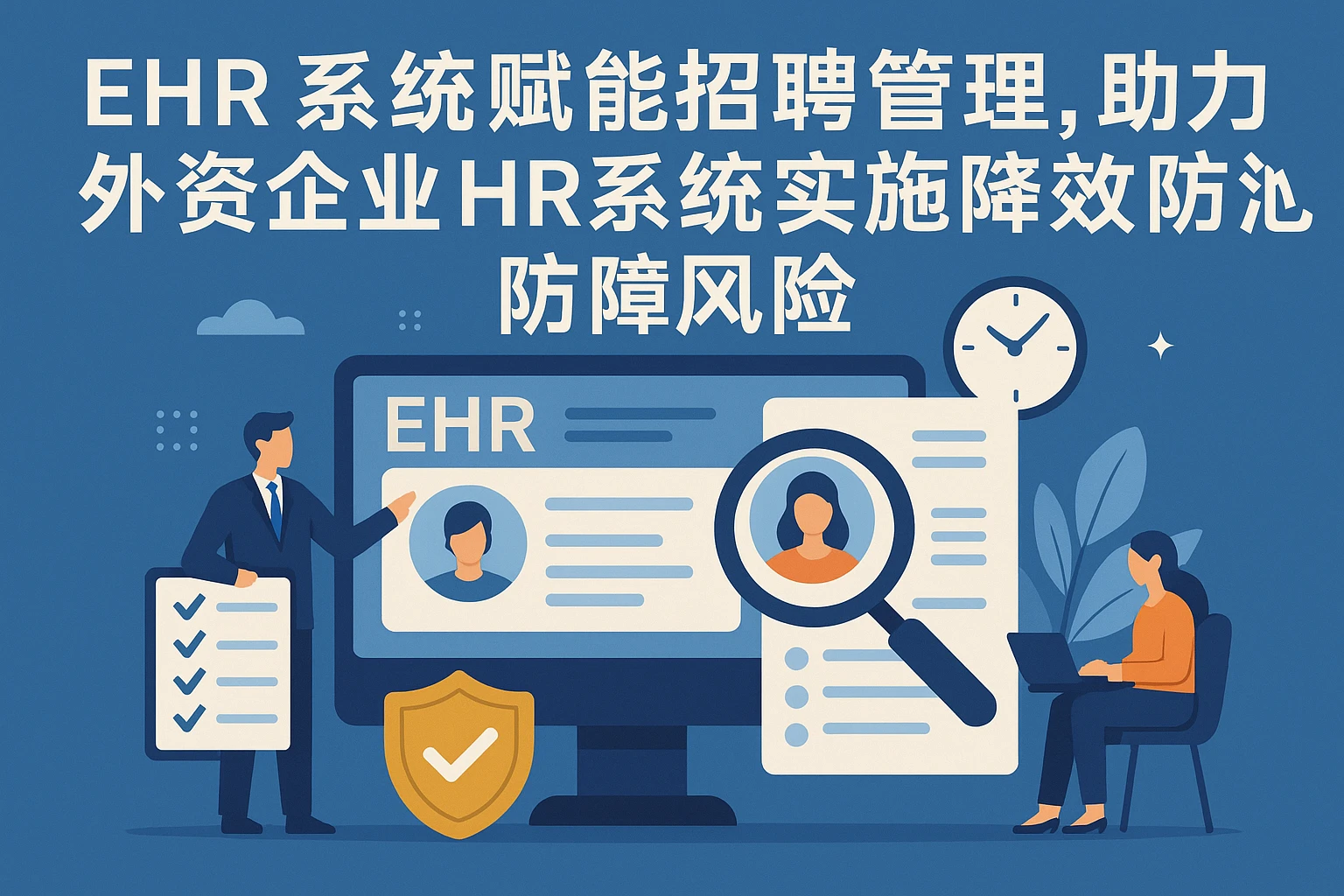 EHR系统赋能招聘管理，助力外资企业人事系统实施服务高效防范招聘风险