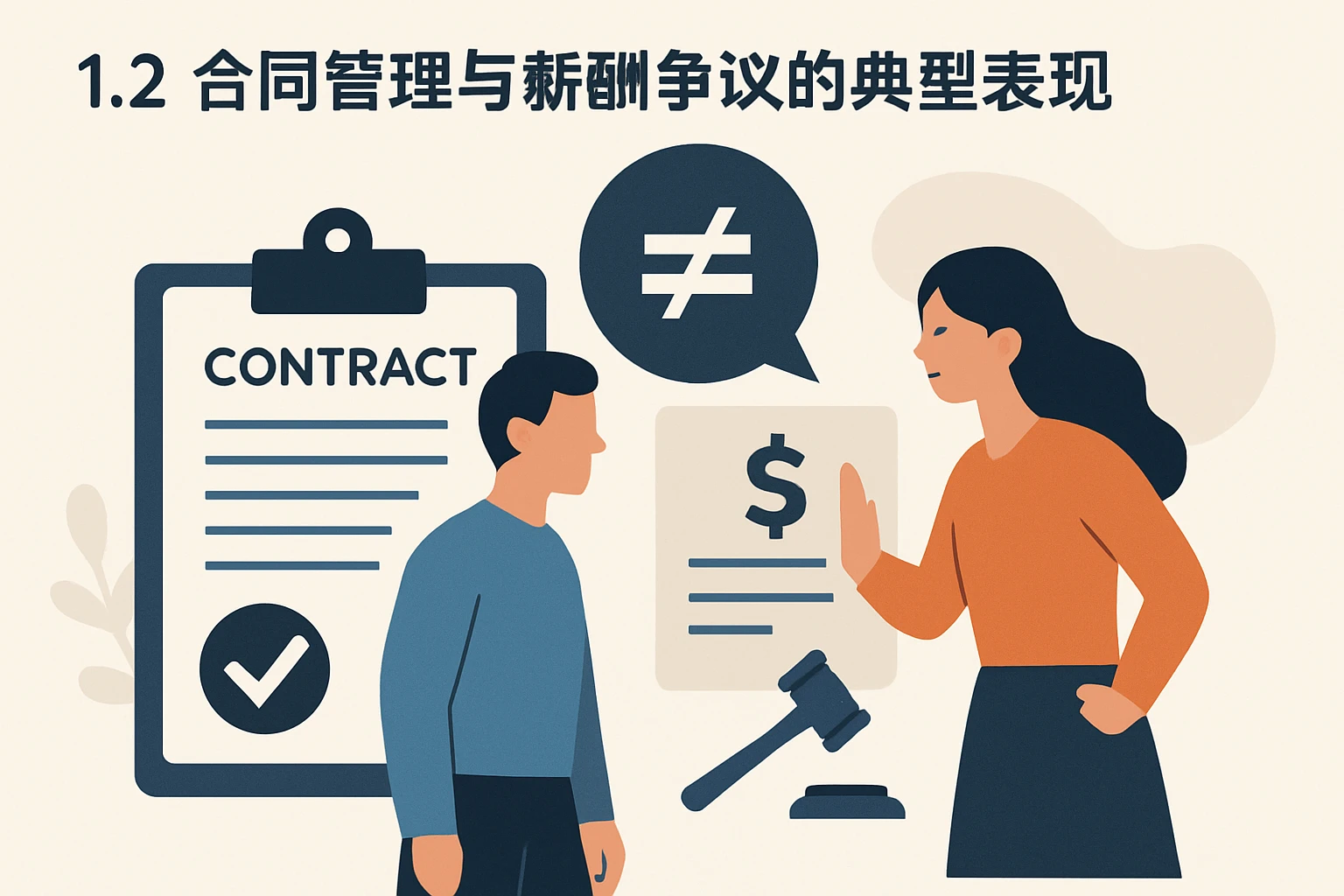1.2 合同管理与薪酬争议的典型表现