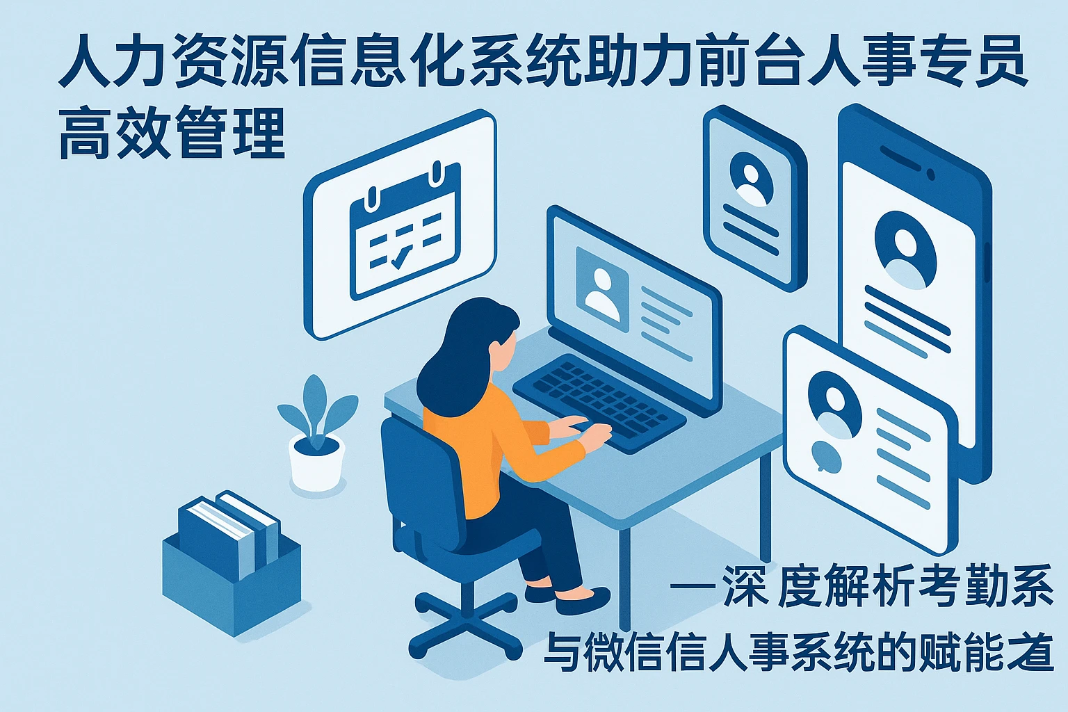 人力资源信息化系统助力前台人事专员高效管理——深度解析考勤系统与微信人事系统的赋能之道