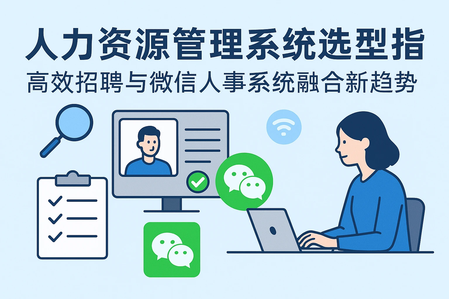 人力资源管理系统选型指南：高效招聘与微信人事系统融合新趋势