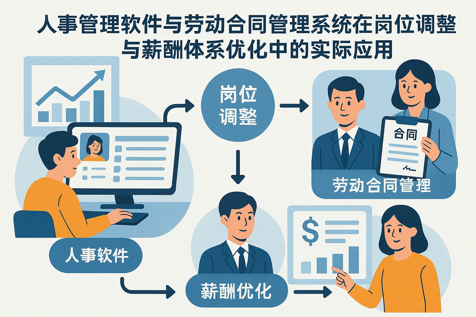 人事管理软件与劳动合同管理系统在岗位调整与薪酬体系优化中的实际应用