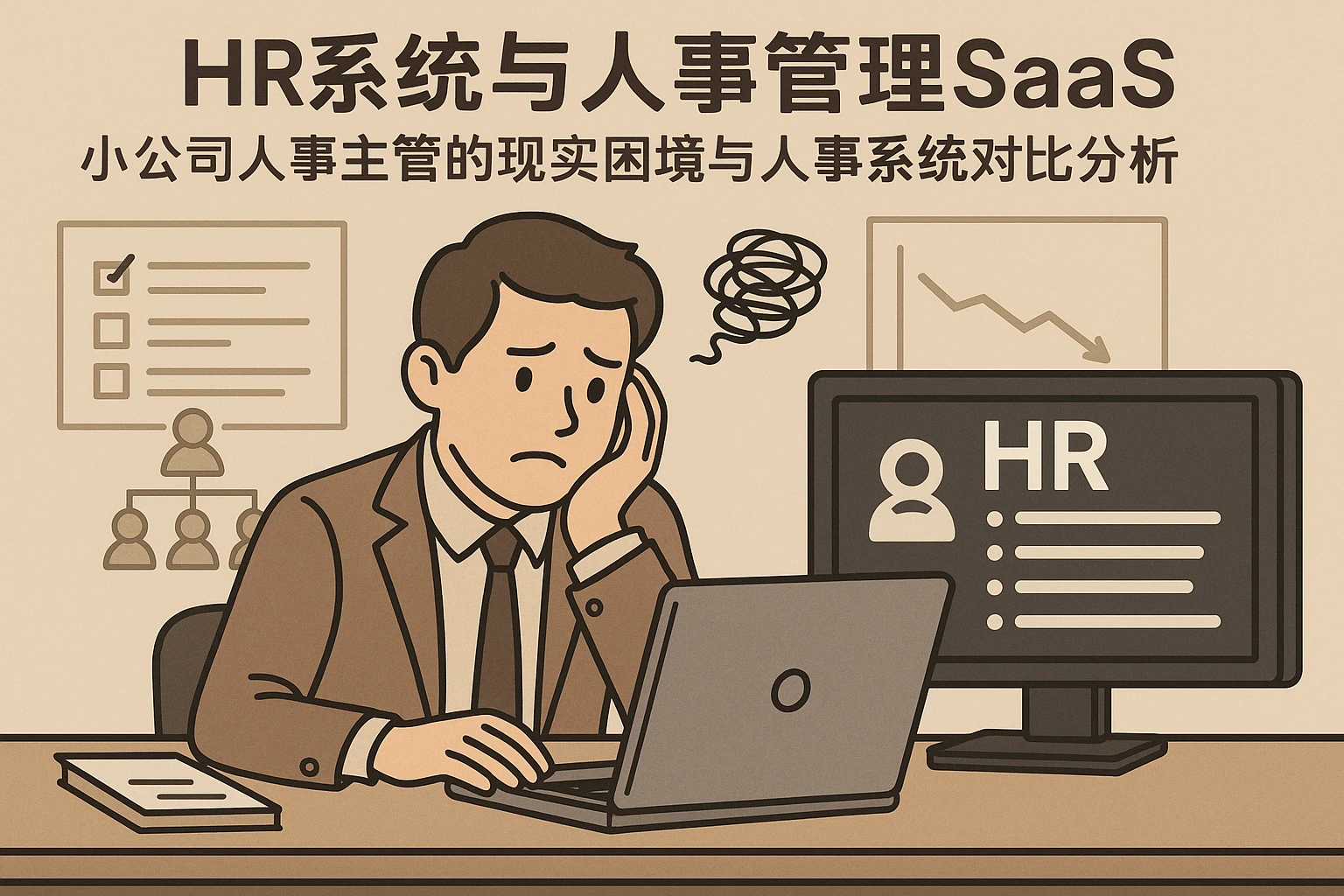 HR系统与人事管理SaaS：小公司人事主管的现实困境与人事系统对比分析