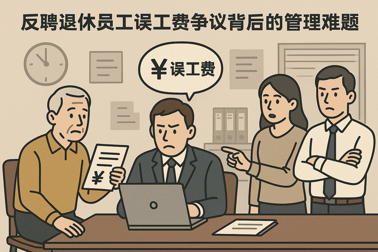 2. 反聘退休员工误工费争议背后的管理难题