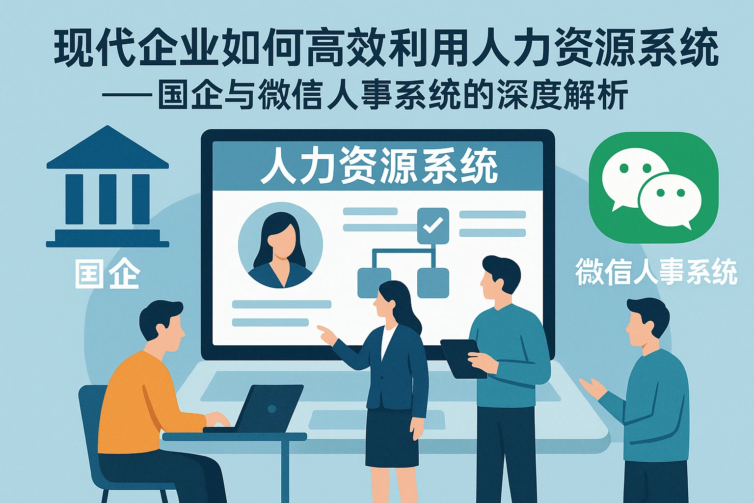 现代企业如何高效利用人力资源系统——国企与微信人事系统的深度解析