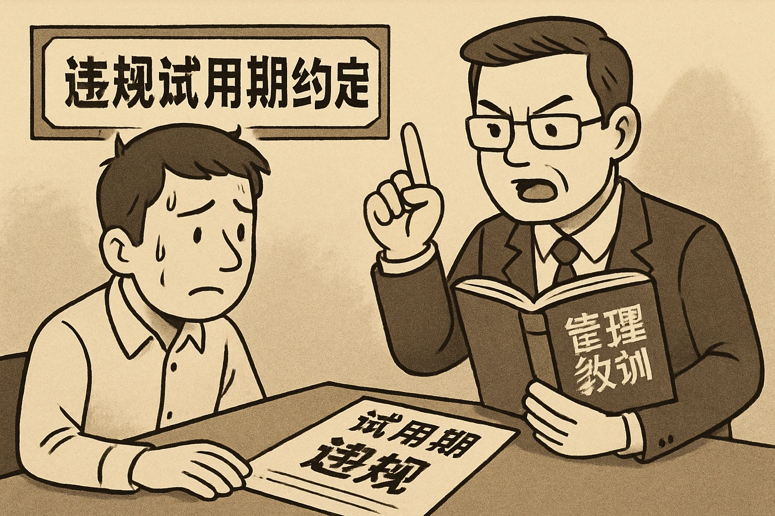 违规试用期约定的管理教训