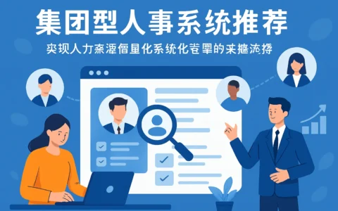 集团型人事系统推荐：实现人力资源信息化系统化管理的关键选择