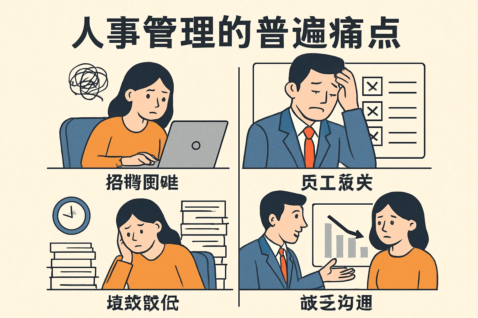 人事管理的普遍痛点