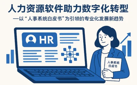 人力资源软件助力数字化转型——以“人事系统白皮书”为引领的专业化发展新趋势