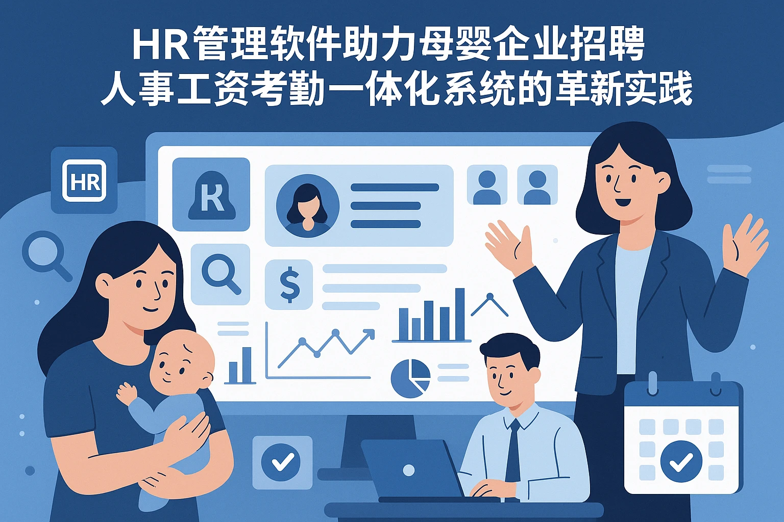 HR管理软件助力母婴企业招聘与人事工资考勤一体化系统的革新实践