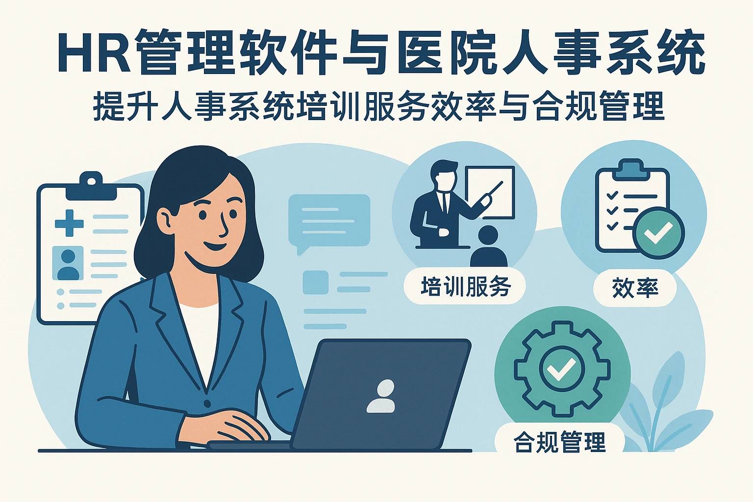 HR管理软件与医院人事系统：提升人事系统培训服务效率与合规管理