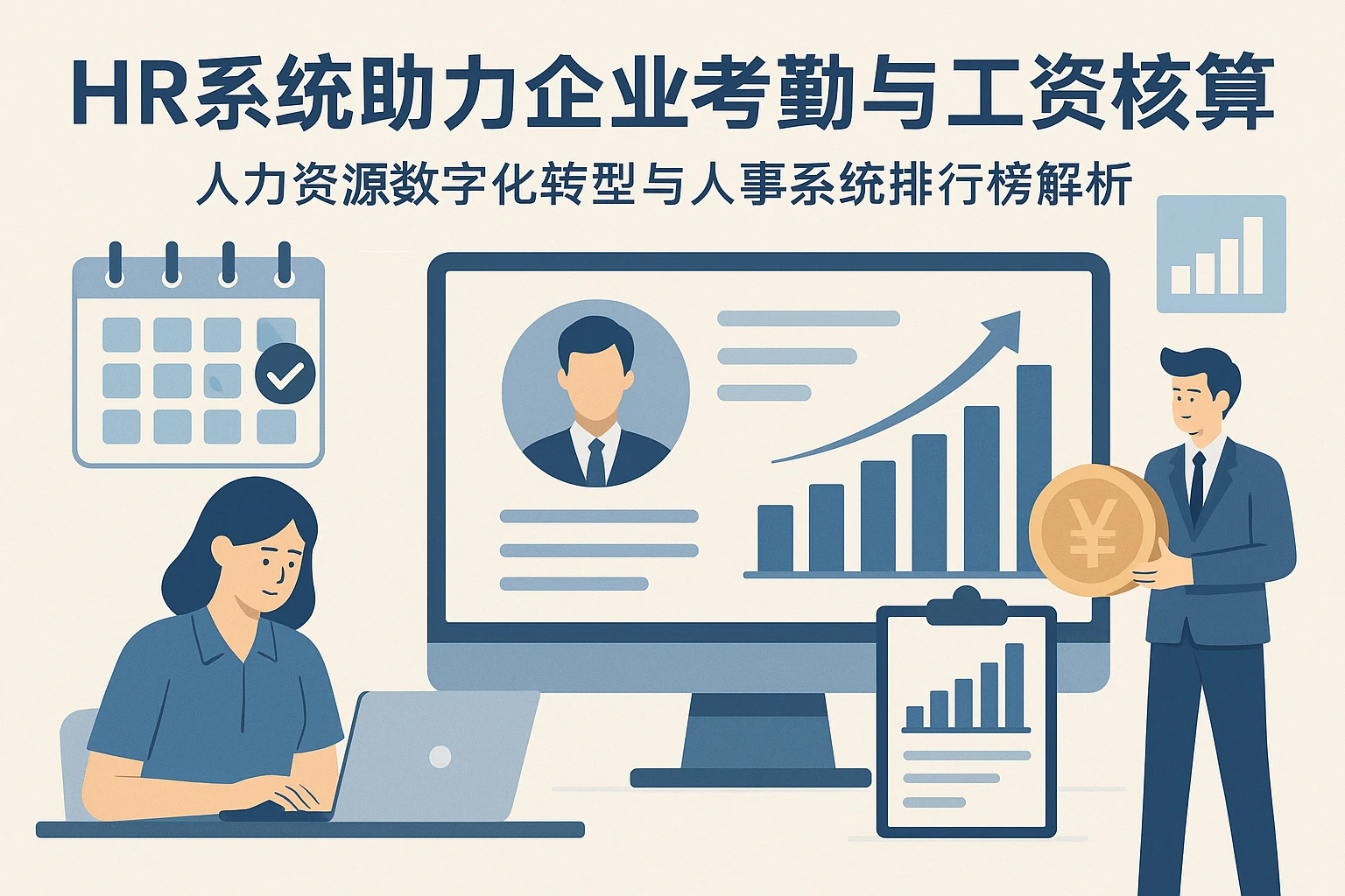 HR系统助力企业考勤与工资核算——人力资源数字化转型与人事系统排行榜解析