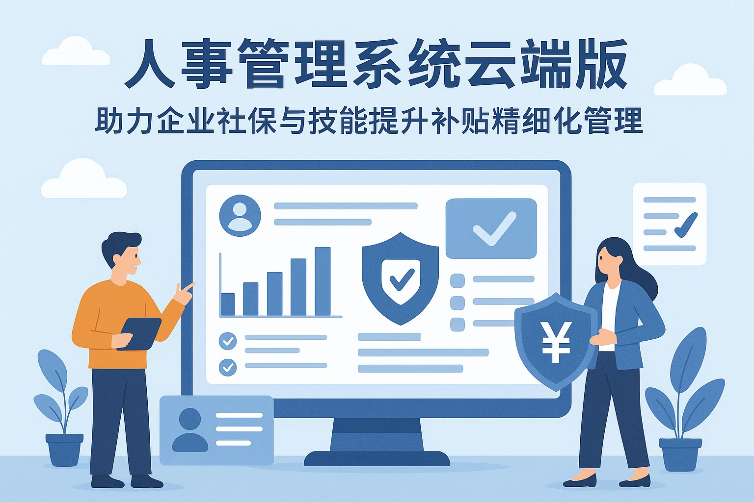 人事管理系统云端版助力企业社保与技能提升补贴精细化管理