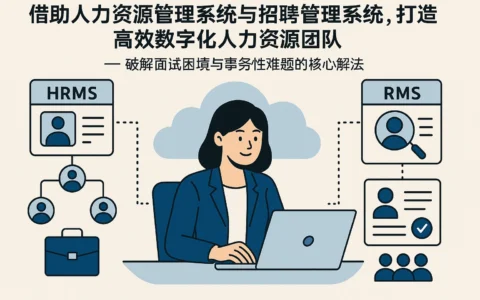 借助人力资源管理系统与招聘管理系统，打造高效数字化人力资源团队 —— 破解面试困境与事务性难题的核心解法