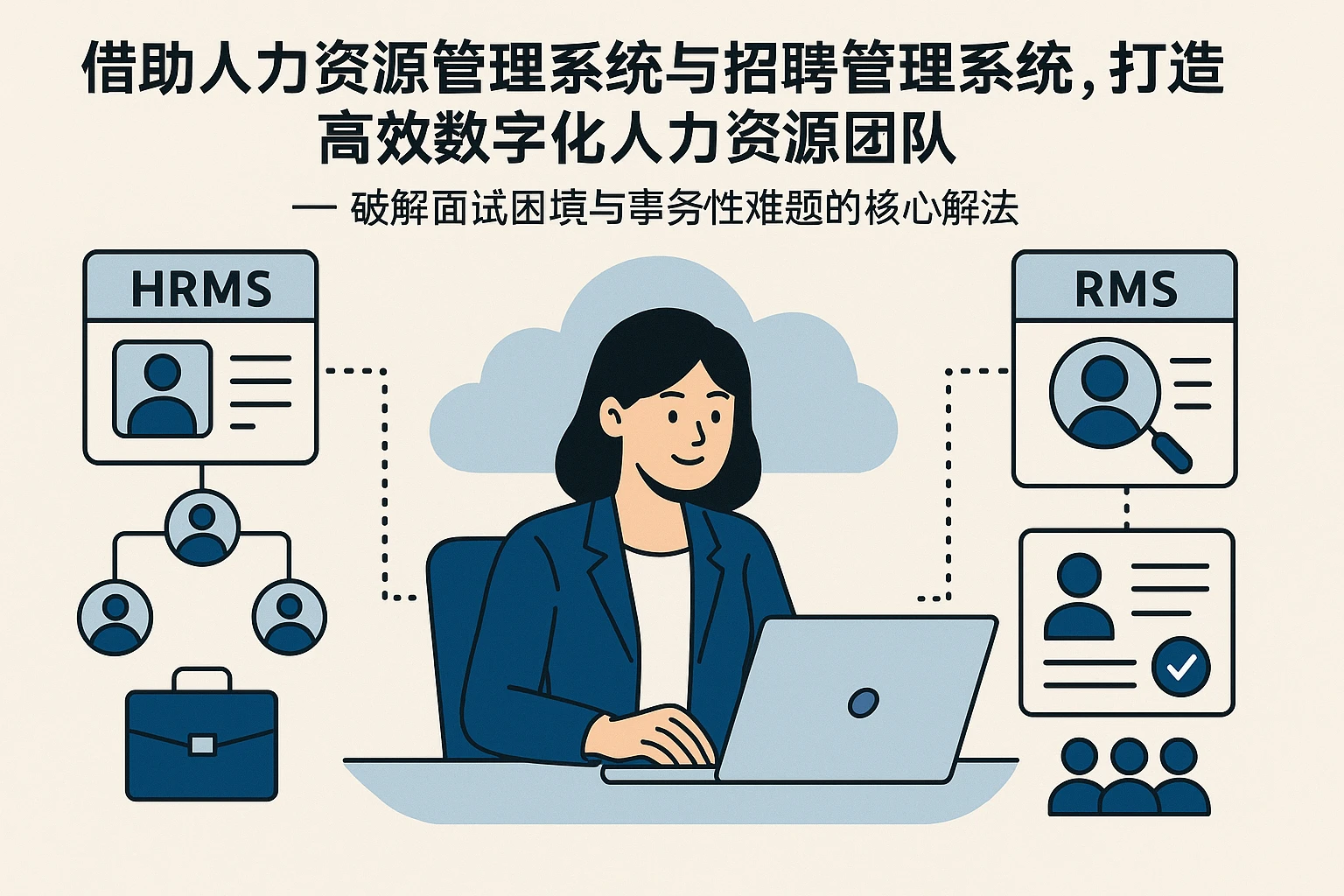 借助人力资源管理系统与招聘管理系统，打造高效数字化人力资源团队 —— 破解面试困境与事务性难题的核心解法
