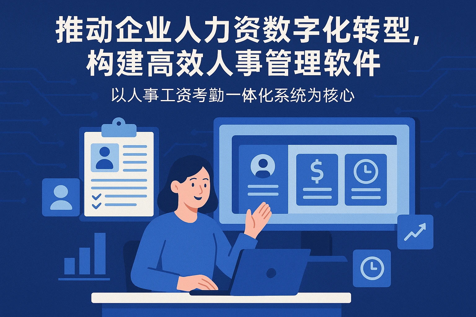 推动企业人力资源数字化转型，构建高效人事管理软件——以人事工资考勤一体化系统为核心