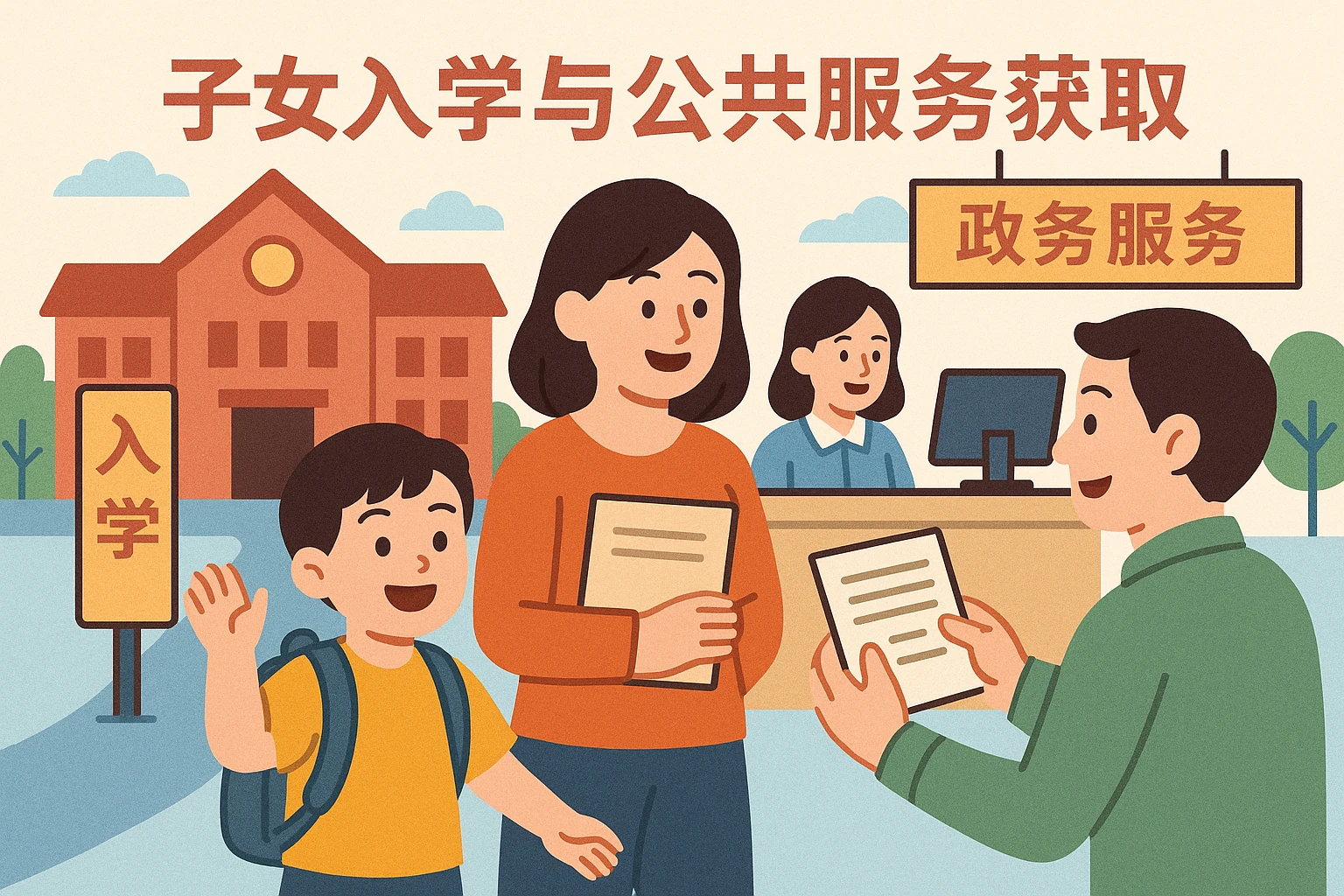 子女入学与公共服务获取