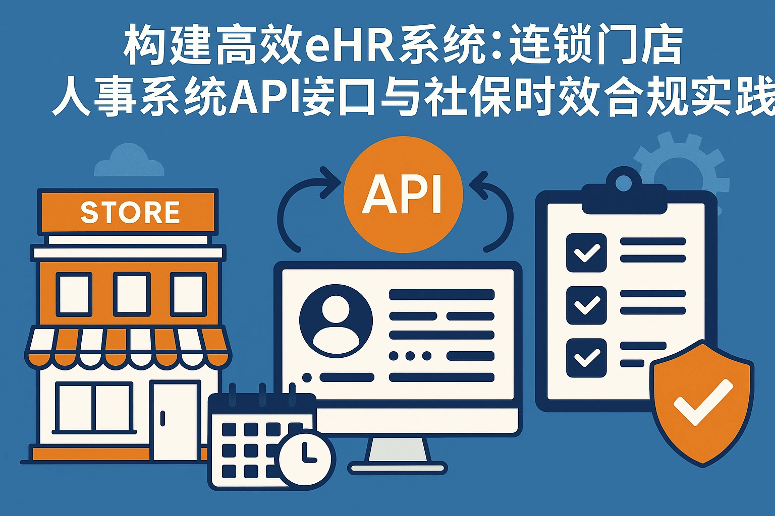 构建高效eHR系统:连锁门店人事系统API接口与社保时效合规实践