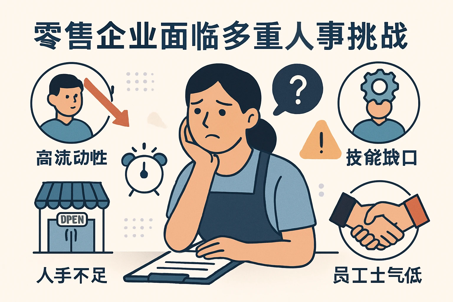 零售企业面临多重人事挑战