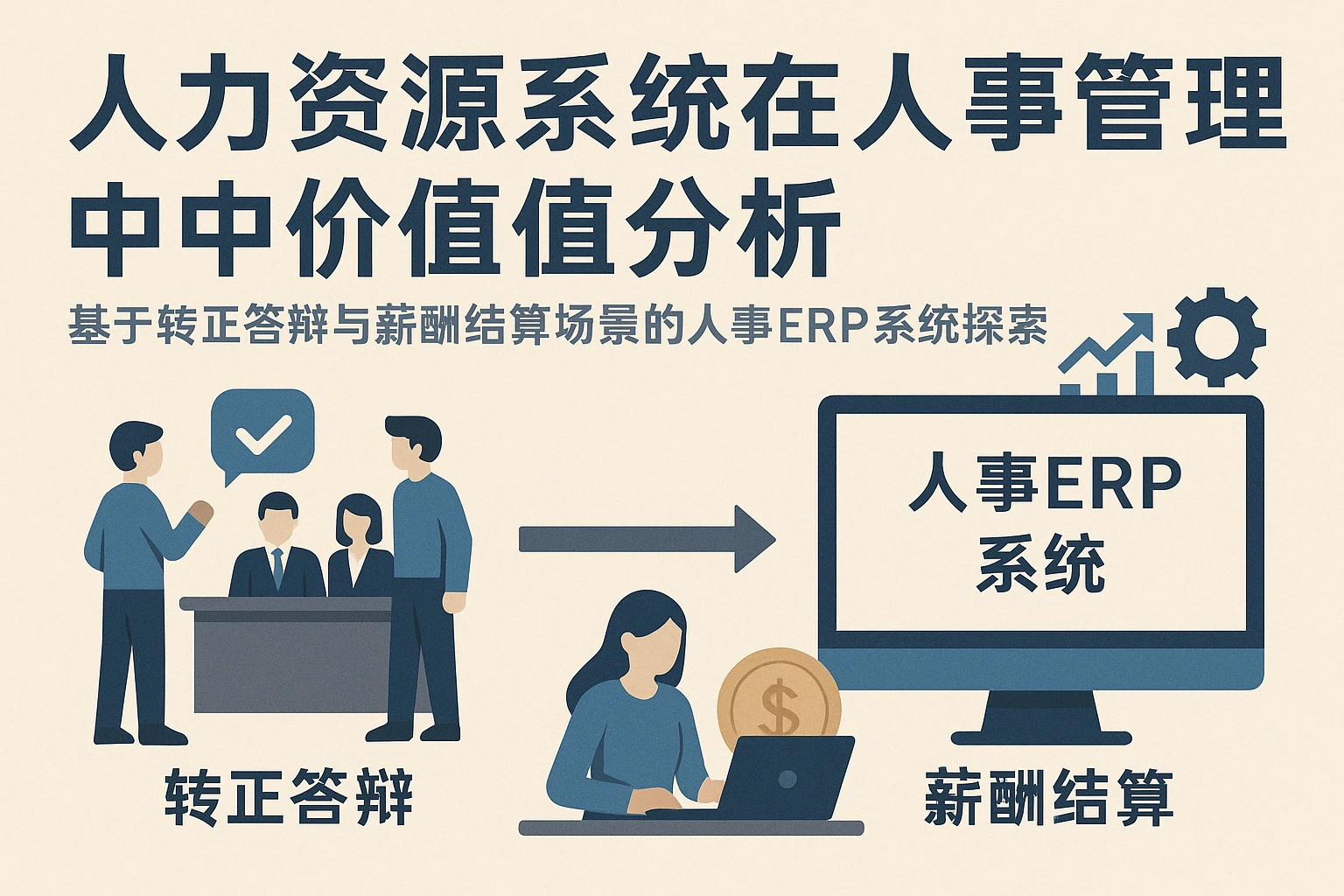 人力资源系统在人事管理中的价值分析——基于转正答辩与薪酬结算场景的人事ERP系统探索