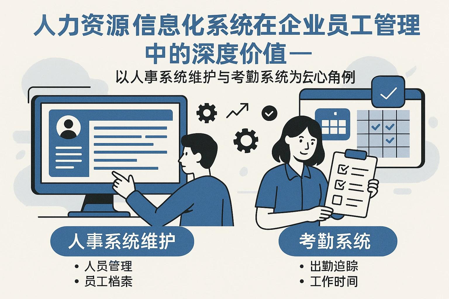 人力资源信息化系统在企业员工管理中的深度价值——以人事系统维护与考勤系统为核心视角