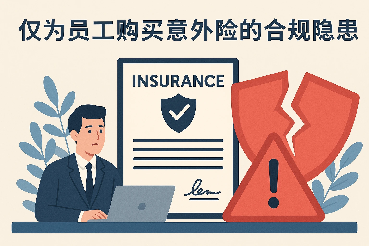 仅为员工购买意外险的合规隐患