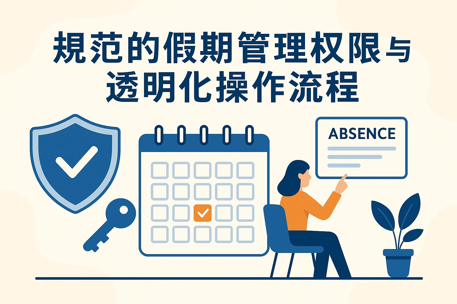 2. 规范的假期管理权限与透明化操作流程