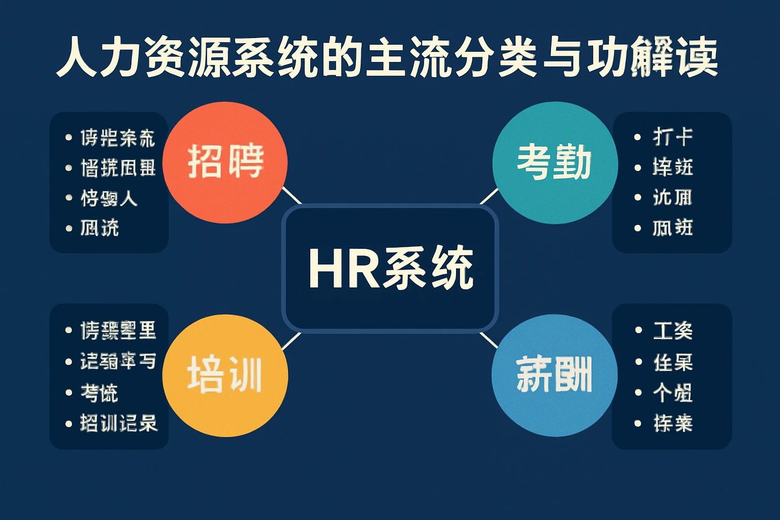 人力资源系统的主流分类与功能解读