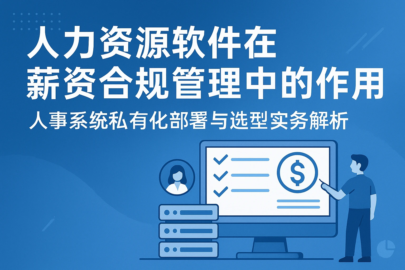 人力资源软件在薪资合规管理中的作用——人事系统私有化部署与选型实务解析