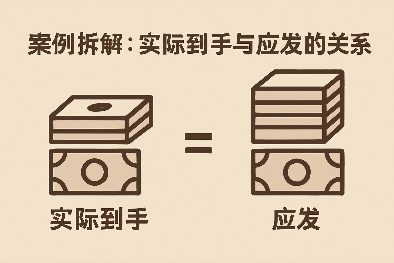 案例拆解：实际到手与应发的关系