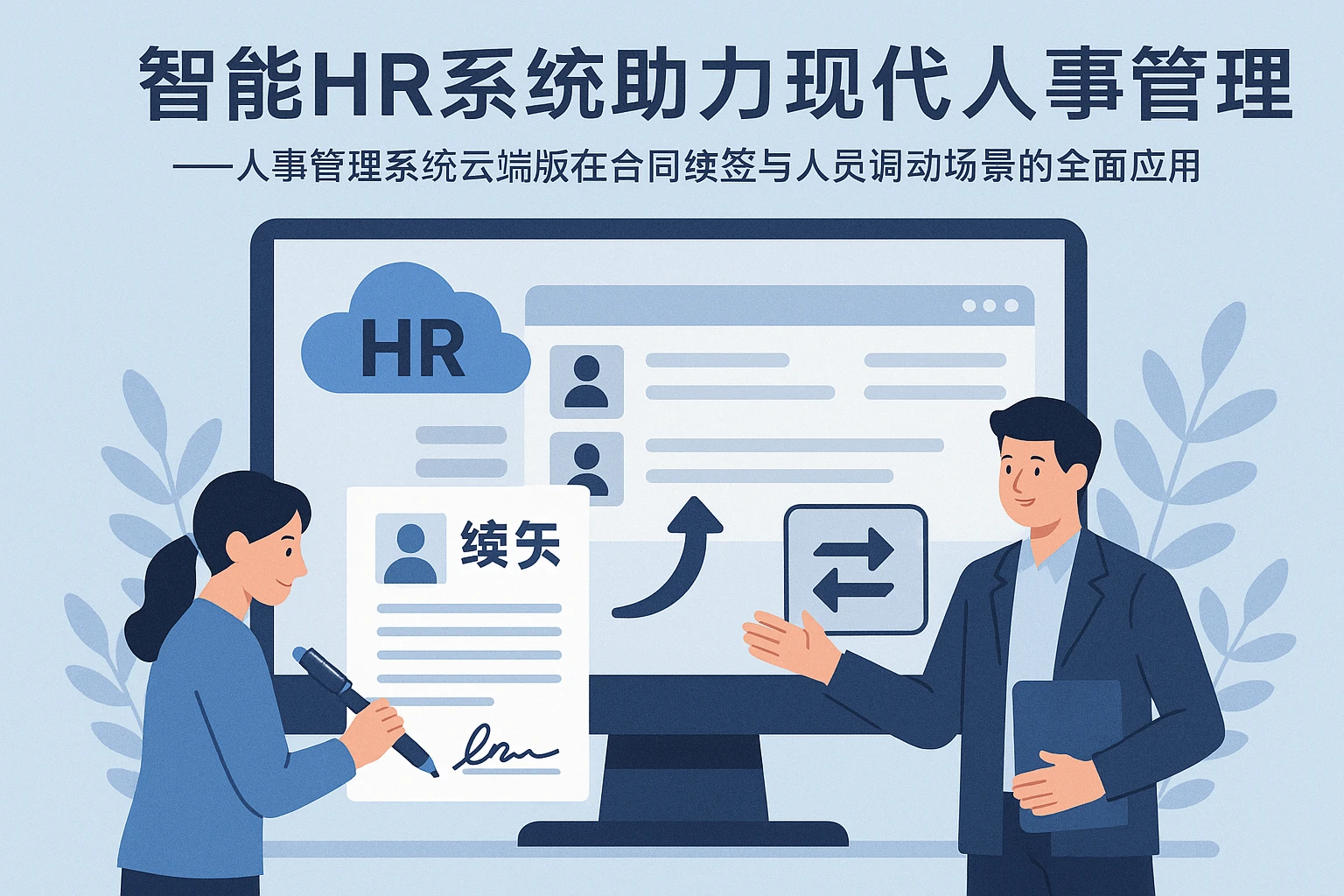 智能HR系统助力现代人事管理——人事管理系统云端版在合同续签与人员调动场景的全面应用