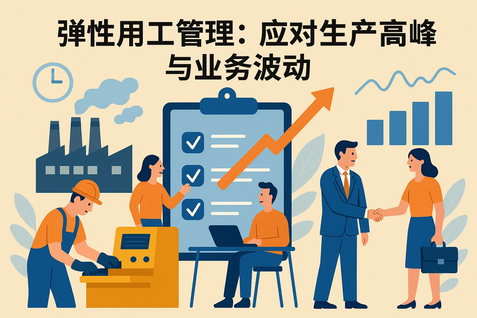 弹性用工管理：应对生产高峰与业务波动