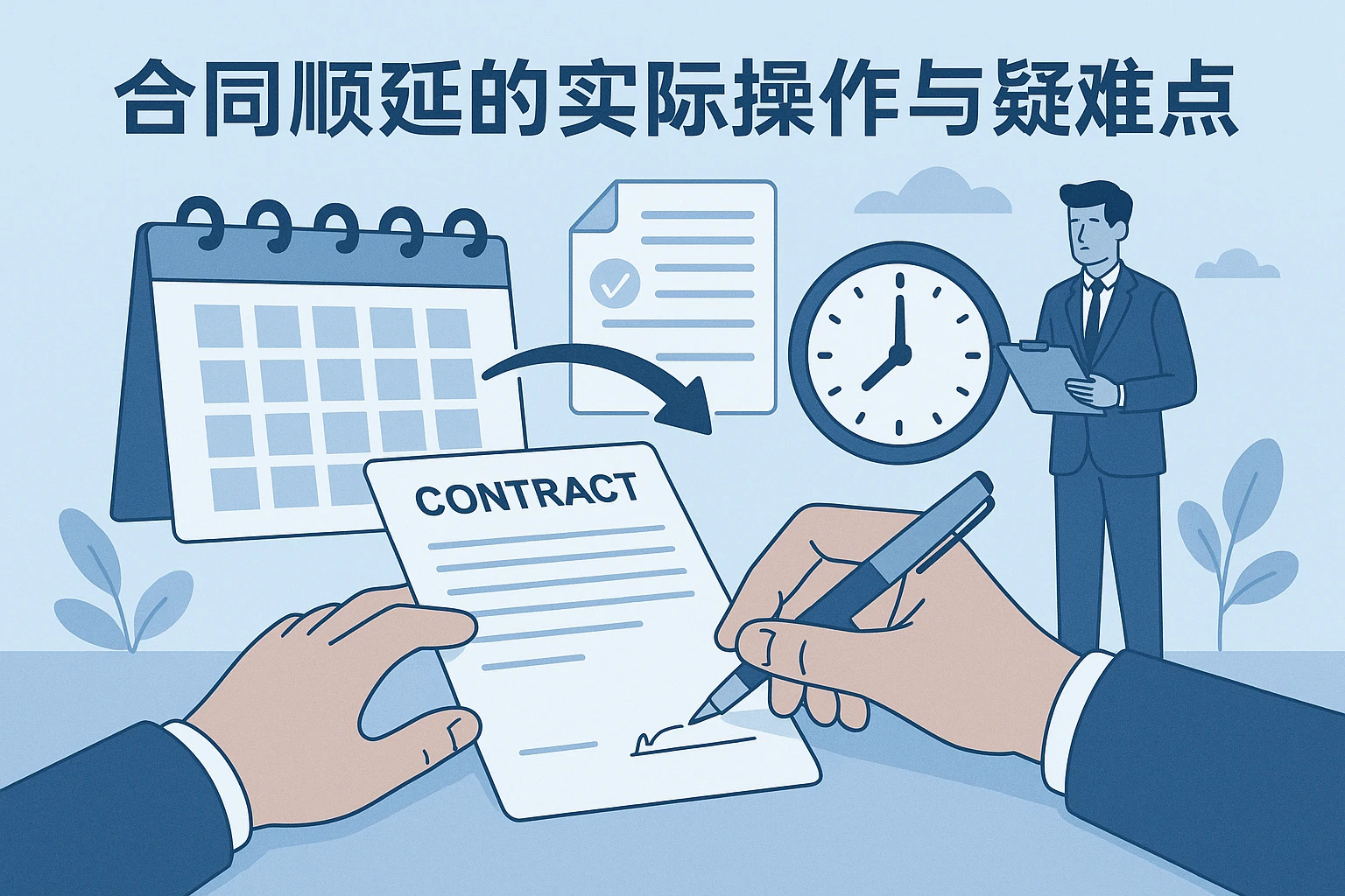 合同顺延的实际操作与疑难点