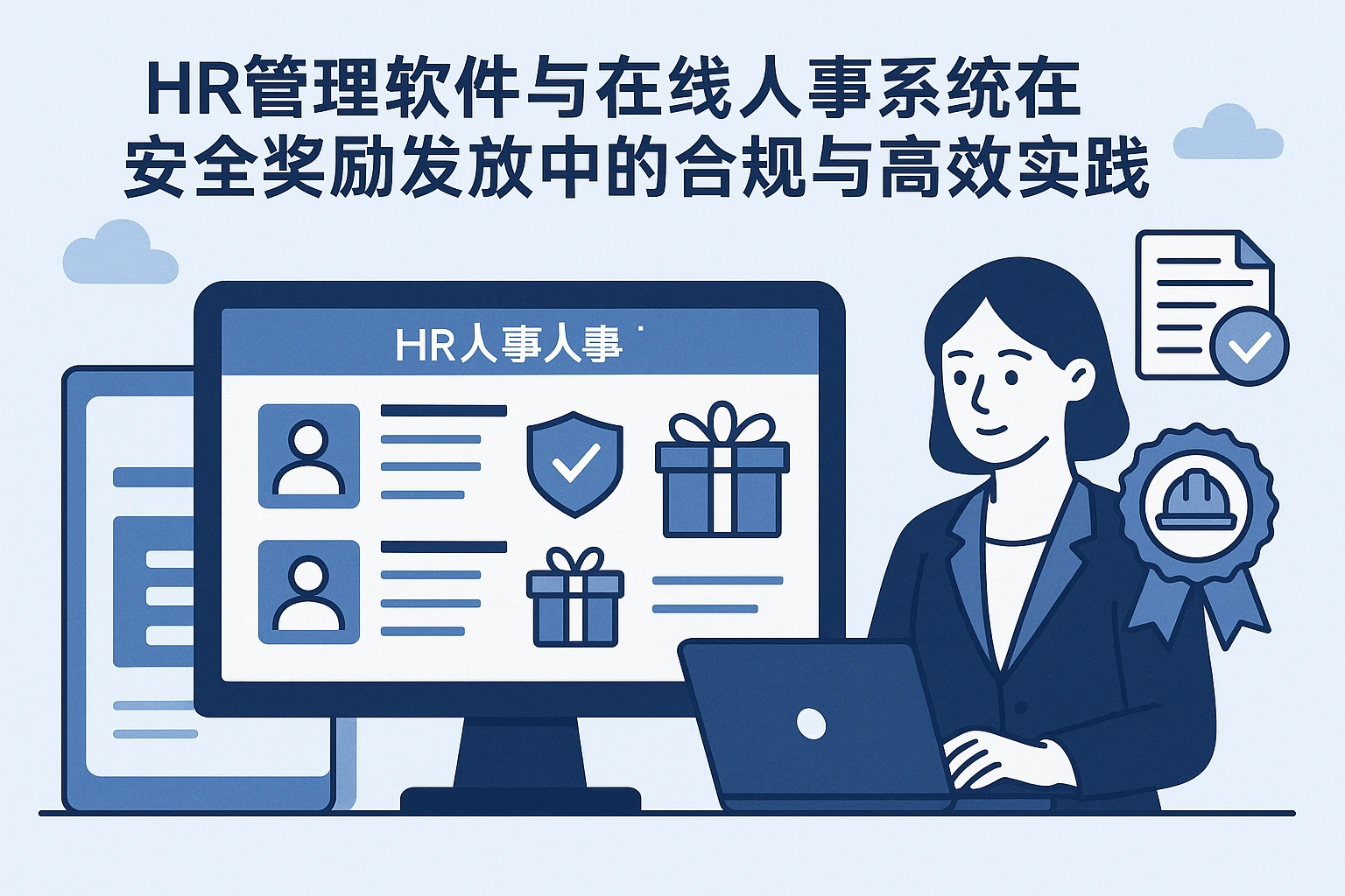 HR管理软件与在线人事系统在安全奖励发放中的合规与高效实践