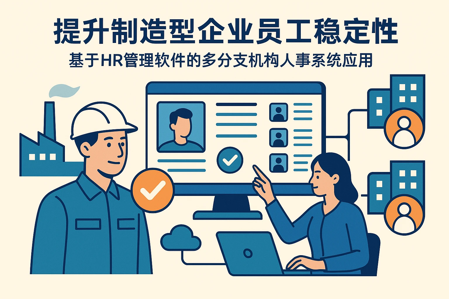 提升制造型企业员工稳定性：基于HR管理软件的多分支机构人事系统应用