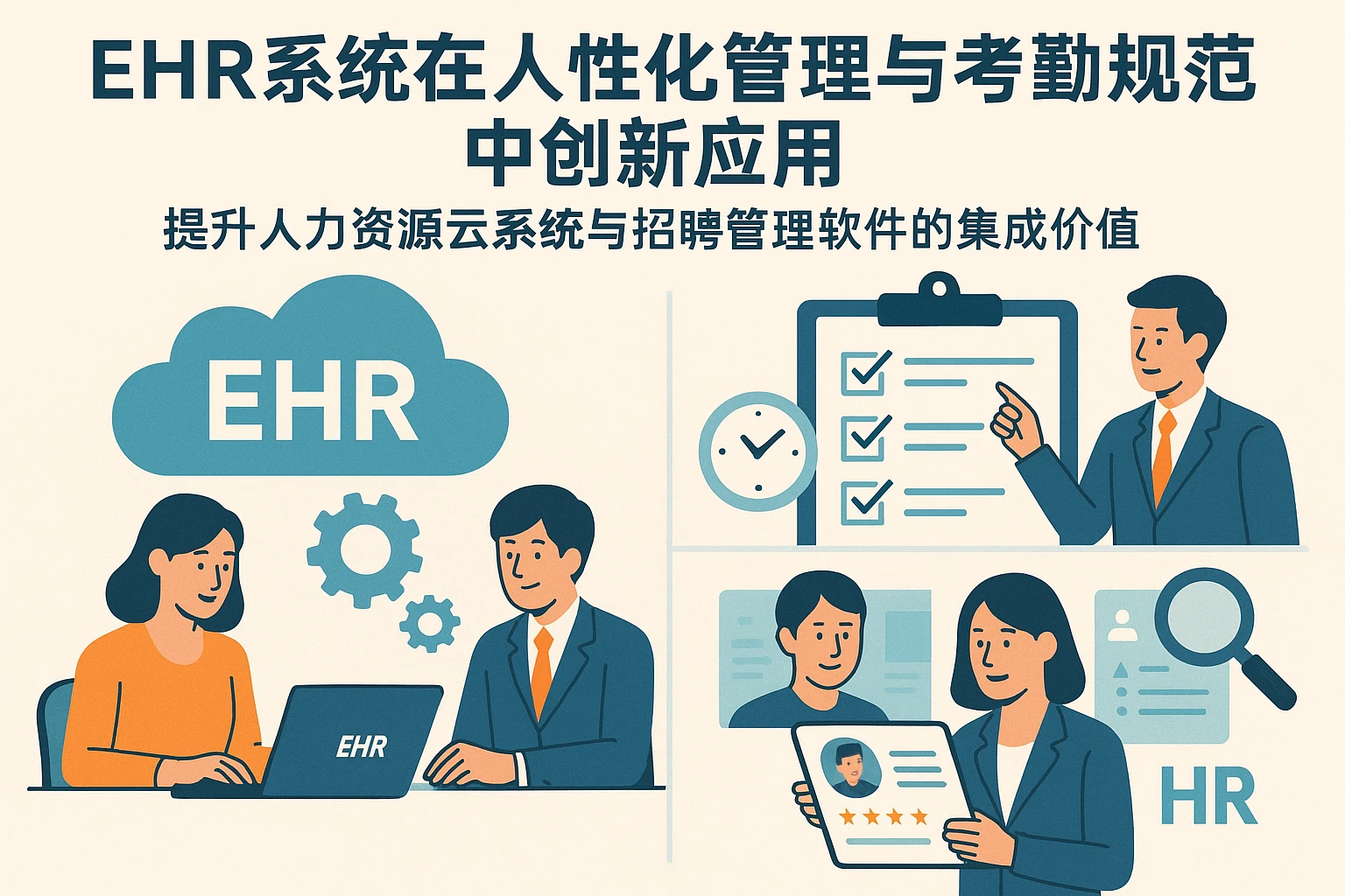EHR系统在人性化管理与考勤规范中的创新应用——提升人力资源云系统与招聘管理软件的集成价值