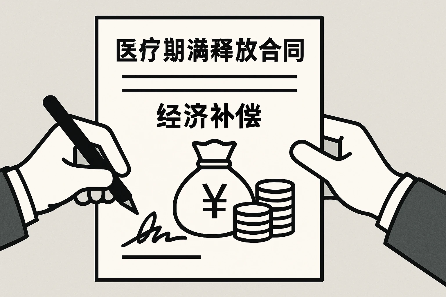 2. 医疗期满释放合同与经济补偿