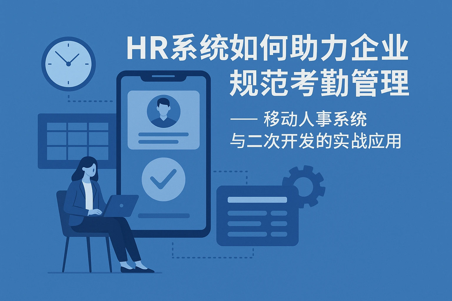 HR系统如何助力企业规范考勤管理 —— 移动人事系统与二次开发的实战应用