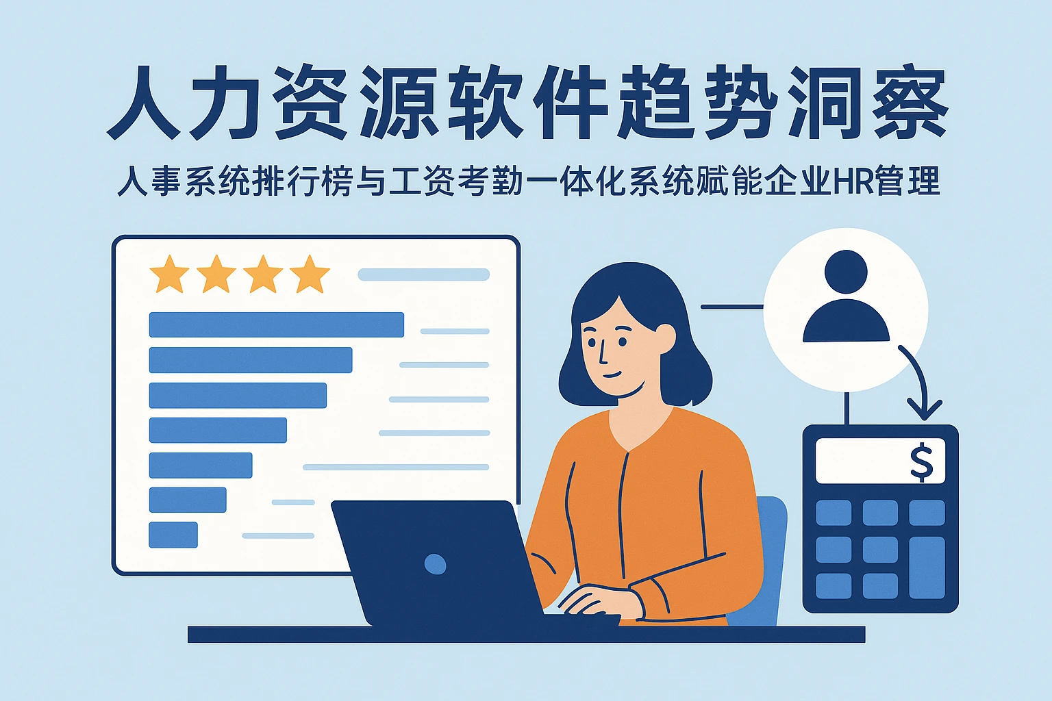 人力资源软件趋势洞察：人事系统排行榜与工资考勤一体化系统赋能企业HR管理